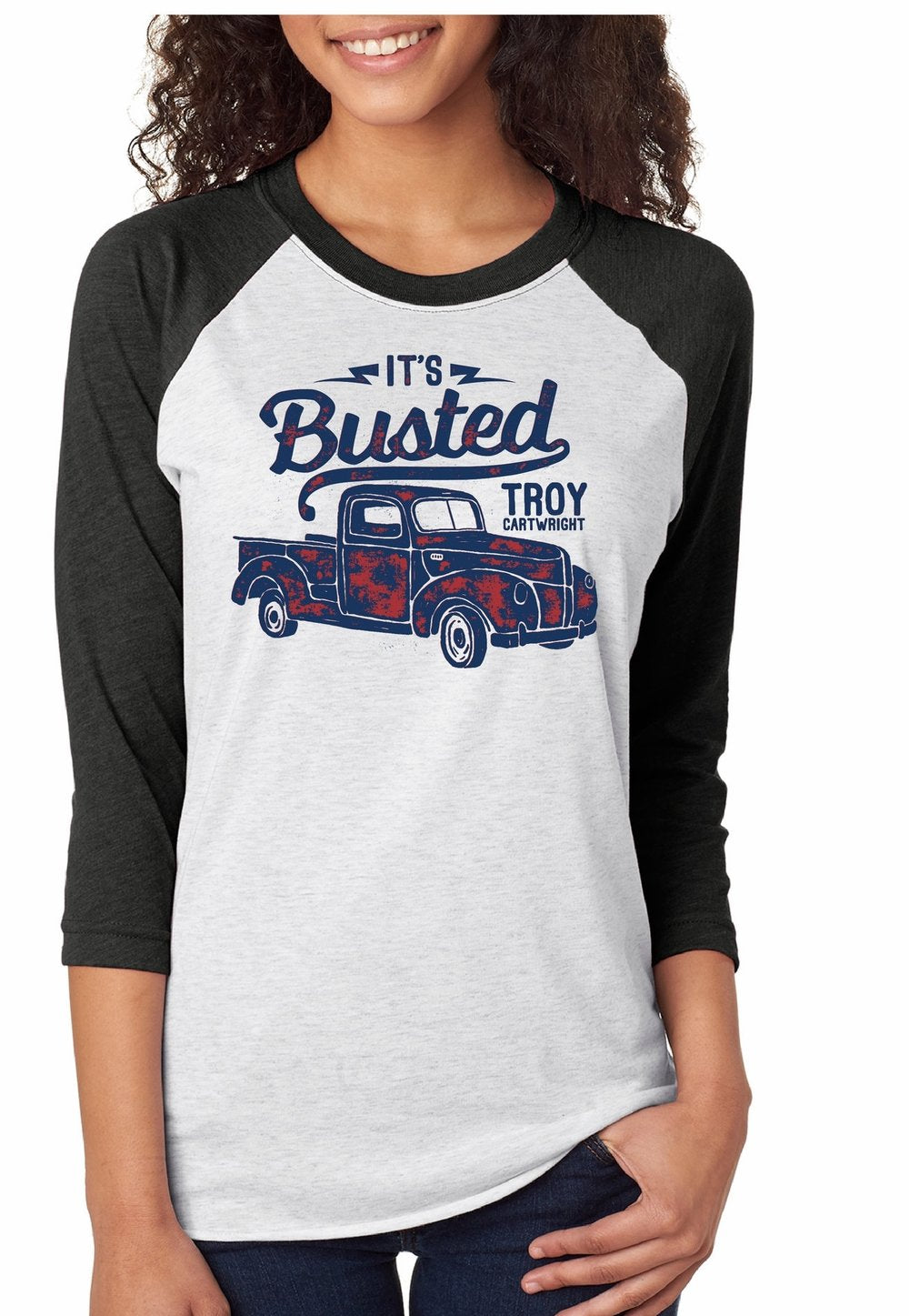 Busted Baseball T